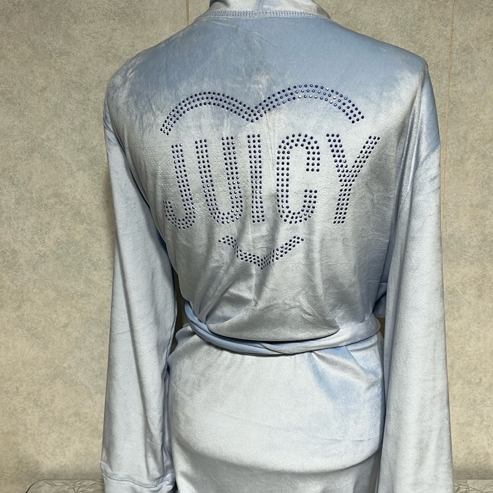 Juicy Couture Light Blue Robe NWT  Valentine’s day bachelorette girls trip